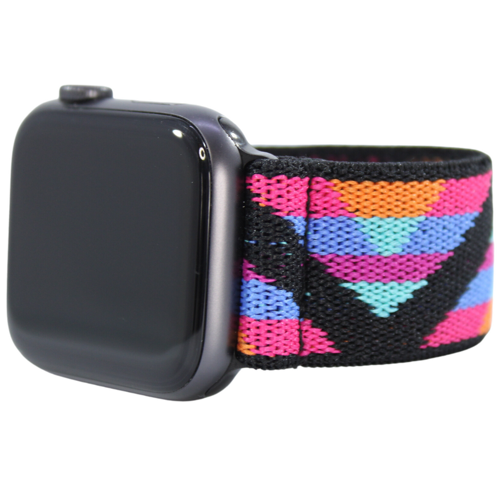 Vaporwave Elastic Watch Band – Palmetto Bands