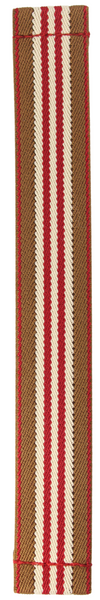 Brown Cream Red Stripe Elastic Watch Band