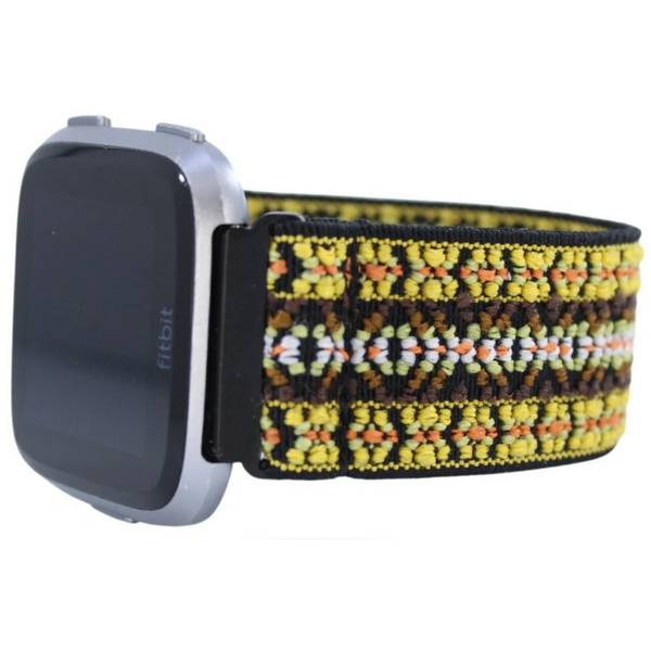 Yellow Tribal Elastic Watch Band