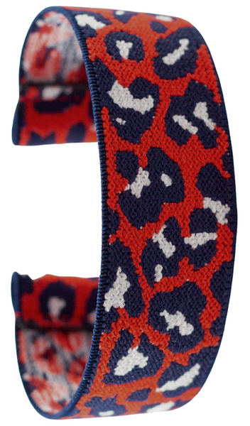 Red Leopard Elastic Watch Band