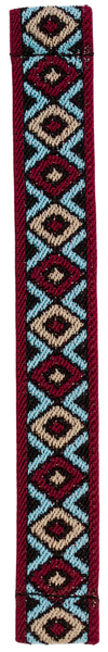 Maroon Chevron Elastic Watch Band