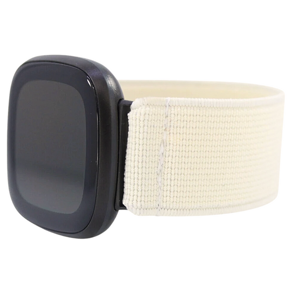 Solid Off White Elastic Watch Band