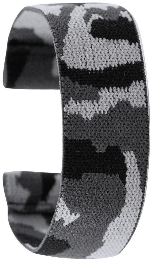 Grey Camo Elastic Watch Band Palmetto Bands