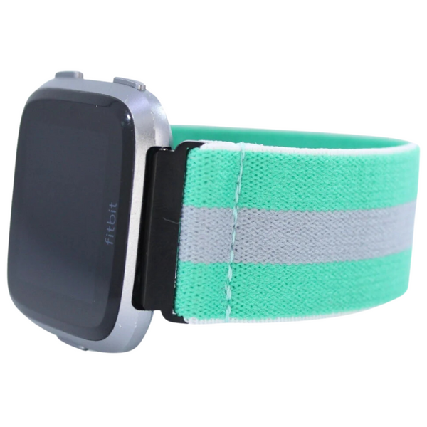 Mint Grey Elastic Watch Band