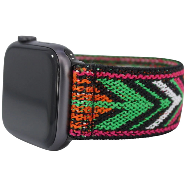 Black Vice Tribal Elastic Watch Band