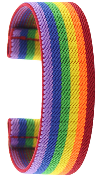 Red Rainbow Elastic Watch Band