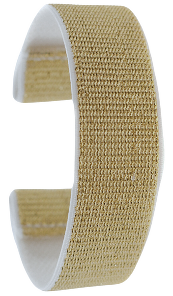 Gold Glitter Elastic Watch Band