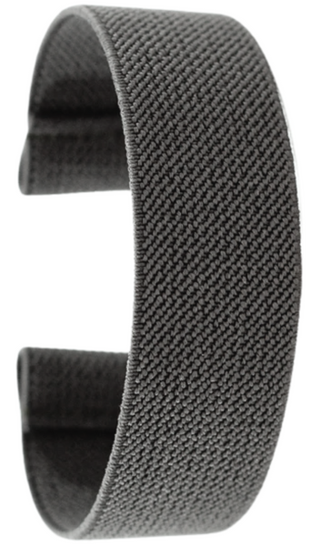 Solid Dark Grey Elastic Watch Band