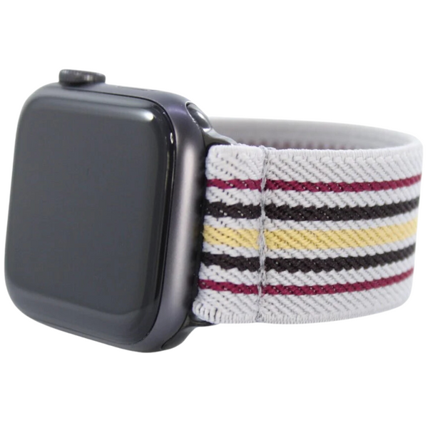 Canvas Stripes Elastic Watch Band