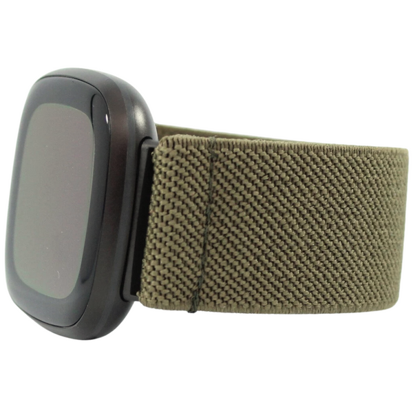 Solid Army Green Elastic Watch Band