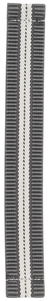 Textured Grey Striped Elastic Watch Band