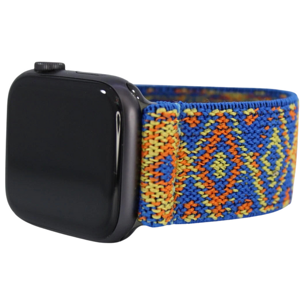 Blue Sand Elastic Watch Band