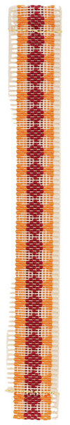 Brown Red Tribal Elastic Watch Band