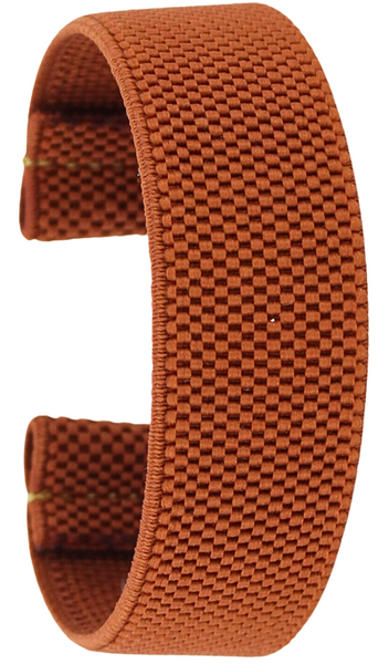 Textured Rust Dots Elastic Watch Band