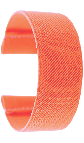 Solid Coral Elastic Watch Band