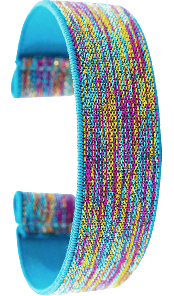 Blue Confetti Glitter Elastic Watch Band