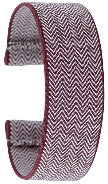 Red Plaid Zigzag Elastic Watch Band