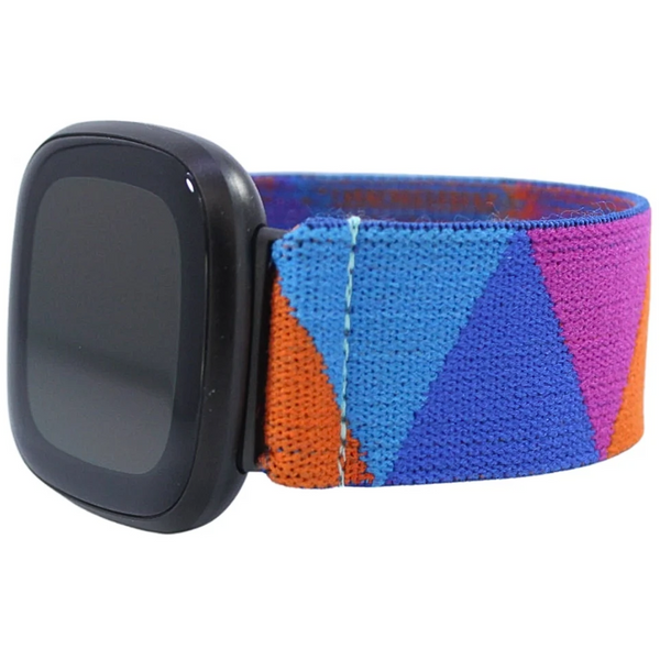 Blue Chevron Picasso Elastic Watch Band
