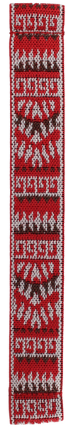 Red Earth Aztec Elastic Watch Band