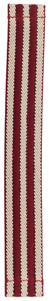 Textured Red Cream Elastic Watch Band