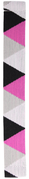 Pink Grey Chevron Elastic Watch Band