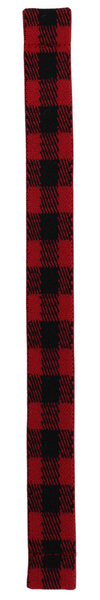 Extra Thin Red Buffalo Plaid Elastic Watch Band