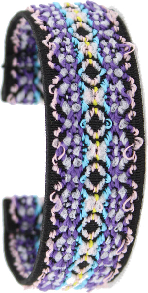 Purple Serape Tribal Elastic Watch Band