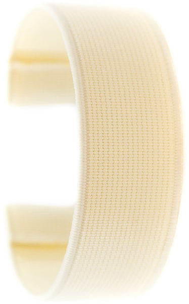 Solid Off White Elastic Watch Band