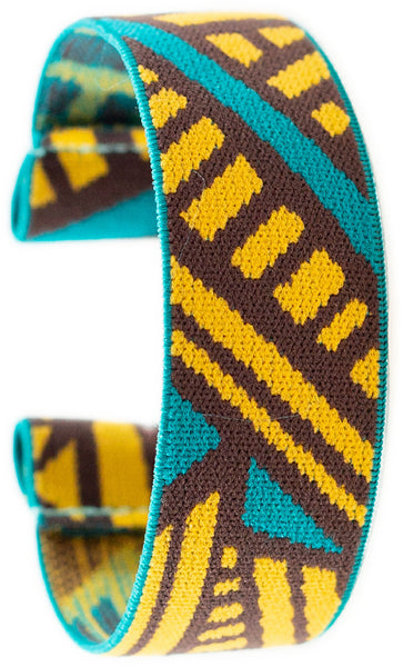 Yellow Surf Elastic Watch Band