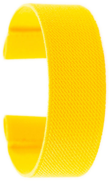 Solid Yellow Elastic Watch Band