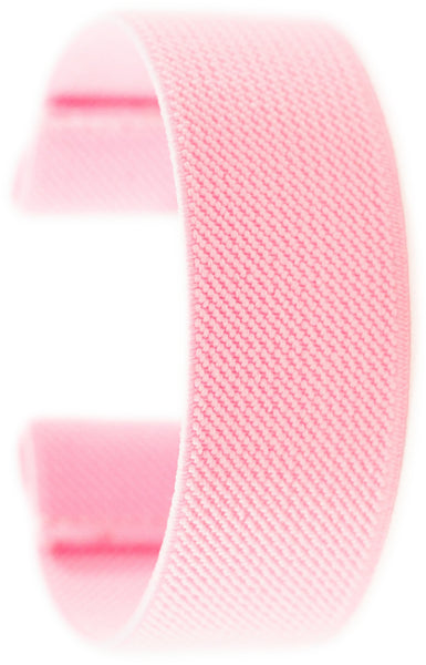 Solid Light Pink Elastic Watch Band