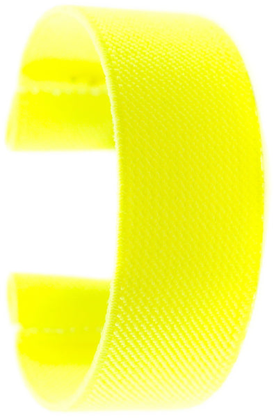 Solid Neon Yellow Elastic Watch Band