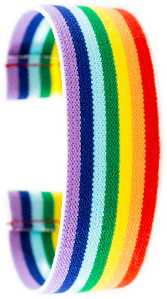 Light Rainbow Pride Elastic Watch Band