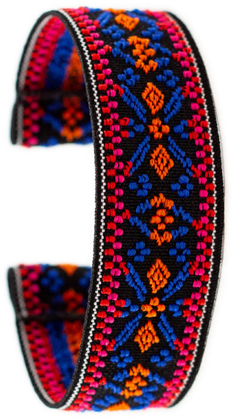 Red Blue Tribal Elastic Watch Band