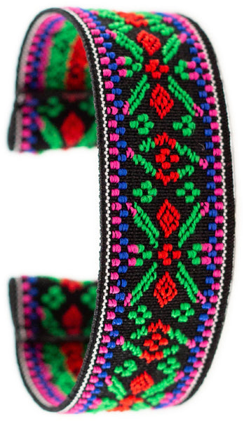 Green Red Tribal Elastic Watch Band