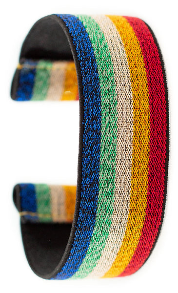 Rainbow Pride Glitter Elastic Watch Band