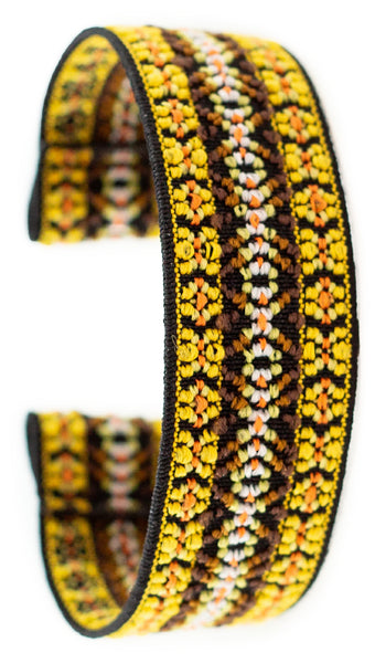 Yellow Tribal Elastic Watch Band