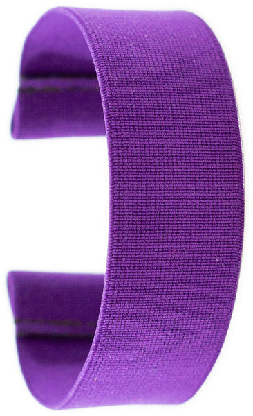 Solid Soft Purple Elastic Watch Band