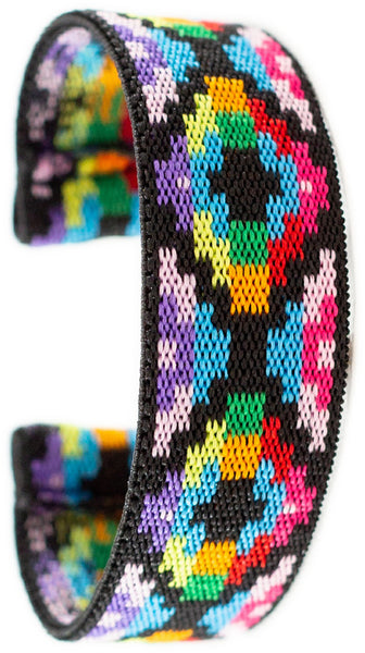 Purple Aztec Elastic Watch Band