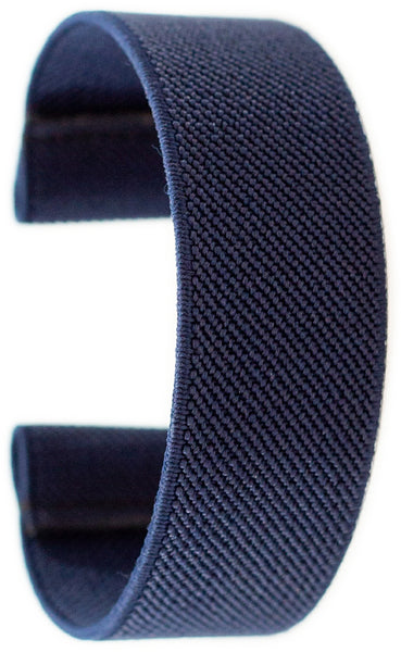 Solid Dark Blue Elastic Watch Band