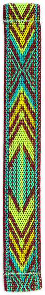 Neon Teal Tribal Elastic Watch Band