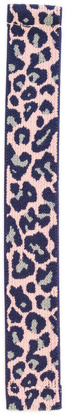 Pink Blue Leopard Elastic Watch Band