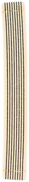 Tan Black Striped Elastic Watch Band