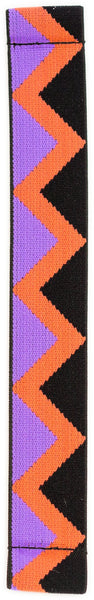 Purple Orange Chevron Elastic Watch Band