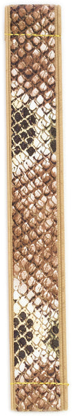 Brown Snake Skin Elastic Watch Band