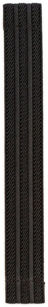 Textured Black Elastic Watch Band