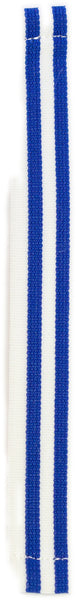 White Blue Striped Elastic Watch Band