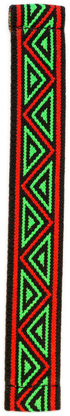Black Green Red Chevron Elastic Watch Band
