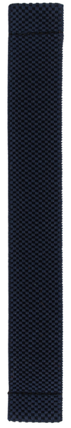Dark Blue Textured Elastic Watch Band