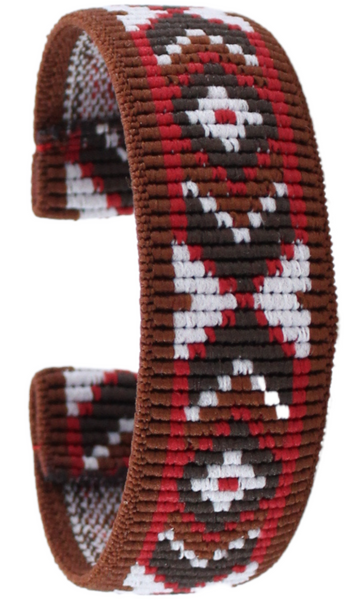 Earth Brown Tribal Elastic Watch Band